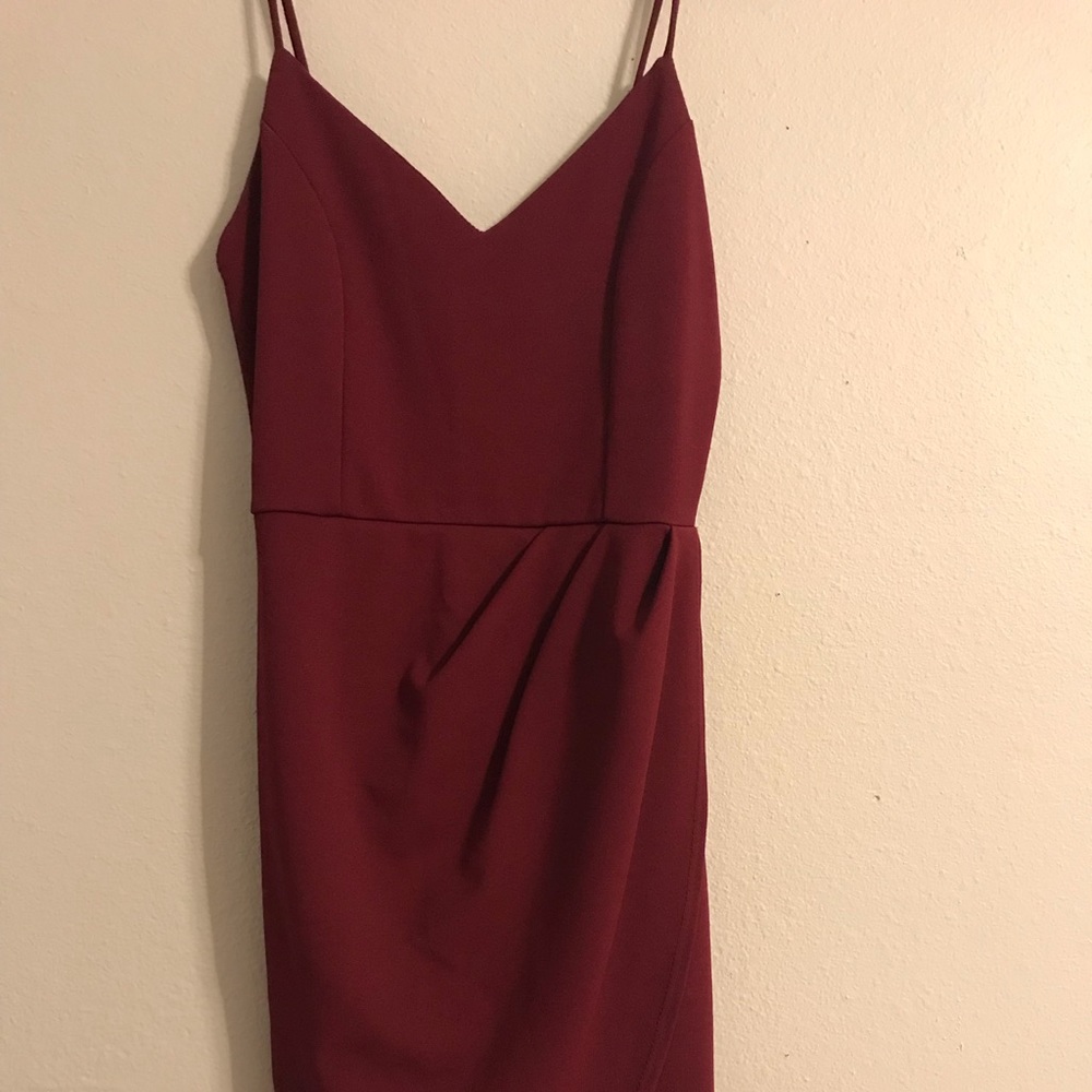 Lulu’s Bodycon Dress- Small, in Wine